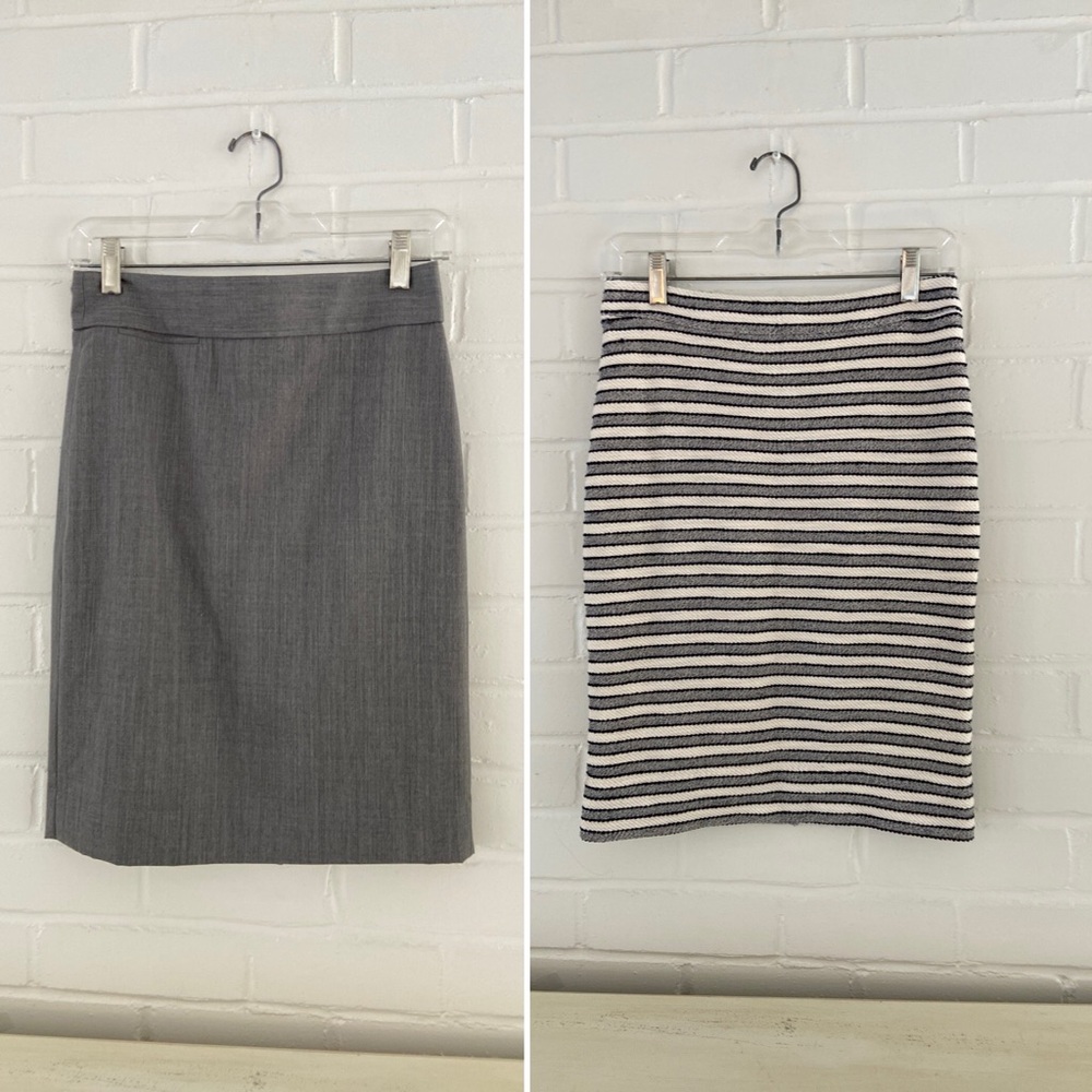 Set-Lot J. Crew Professional Classic Work Skirts Size 00